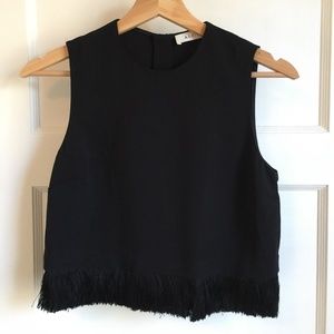 ALC Kennedy Crop Top with Fringe